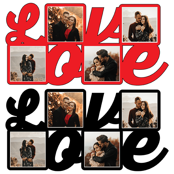 Home Decor Love Photo Gift 